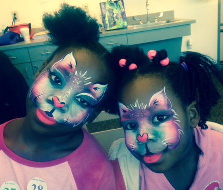Cats face painting