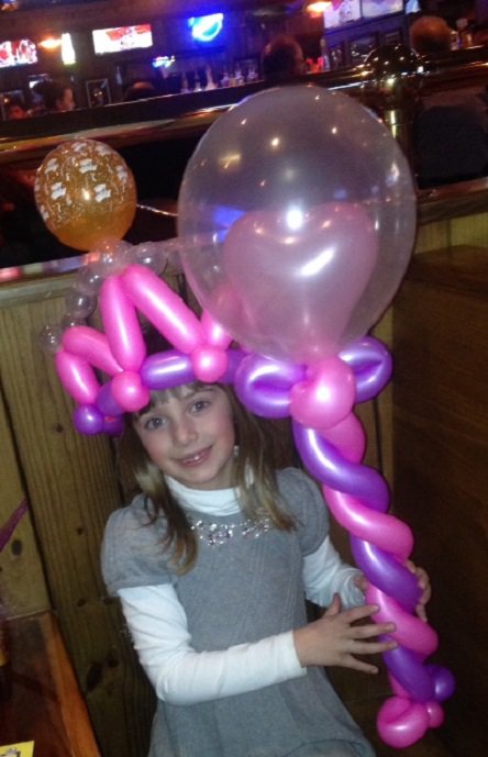 Birthday Girl in Restaurant 