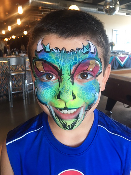 Dragon face painting