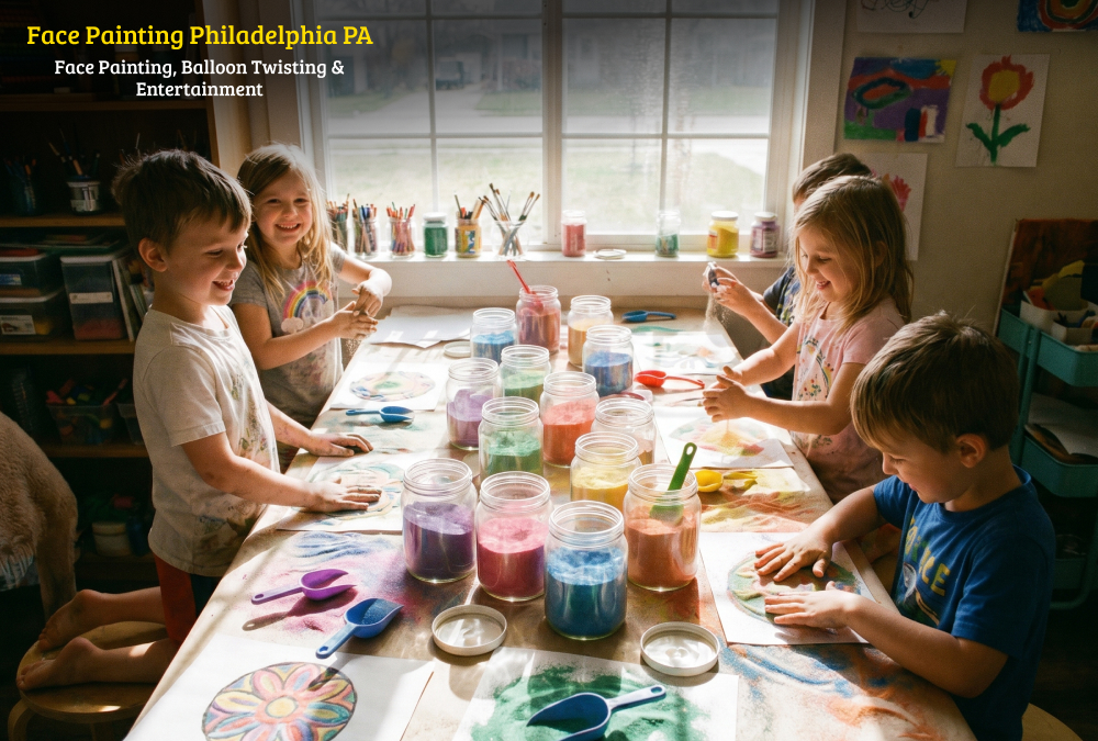 Colorful Sand Art Fun for Kids